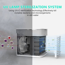 Load image into Gallery viewer, Mini Air Conditioner Air Cooler Fan 7 Colors Light USB Portable Air Conditioner Sterilization isinfection Air Cooling Fan