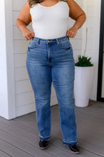 Load image into Gallery viewer, Beatrice High Rise Control Top Release Hem Slim Bootcut Jeans