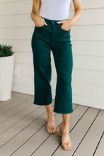 Load image into Gallery viewer, Briar High Rise Control Top Wide Leg Crop Jeans in Teal