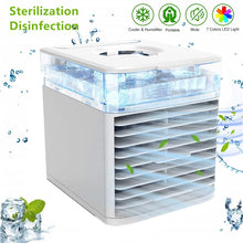 Load image into Gallery viewer, Mini Air Conditioner Air Cooler Fan 7 Colors Light USB Portable Air Conditioner Sterilization isinfection Air Cooling Fan