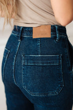 Load image into Gallery viewer, Eli Pull On Denim Joggers in Dark Wash