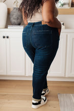 Load image into Gallery viewer, Eli Pull On Denim Joggers in Dark Wash