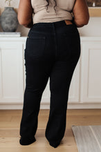 Load image into Gallery viewer, Etta High Rise Control Top Flare Jeans in Black