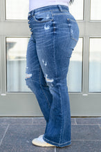 Load image into Gallery viewer, Gabriella Distressed Button Fly Flare