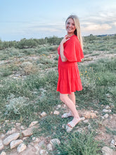 Load image into Gallery viewer, Sweet and Spicy Flutter Sleeve Dress