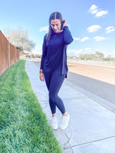 Load image into Gallery viewer, The Kierra Long Sleeve Loungewear Set in Black
