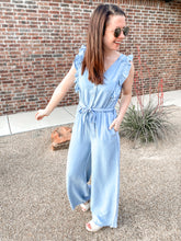 Load image into Gallery viewer, Johanna Chambray Jumpsuit