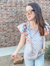 Load image into Gallery viewer, The Meri Flutter Sleeve Top
