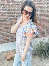 Load image into Gallery viewer, The Meri Flutter Sleeve Top