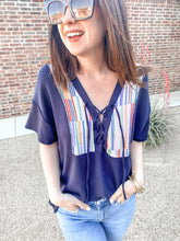 Load image into Gallery viewer, The Lily-Anne Lace Up Top