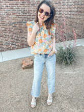 Load image into Gallery viewer, Buy Myself Flowers Top- Mint