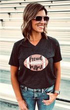 Load image into Gallery viewer, Proud Mama Football Tee