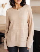 Load image into Gallery viewer, Terrifically Textured Sweater in Mocha