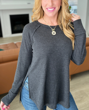 Load image into Gallery viewer, Bella Tee 2.0 -Waffle In Black