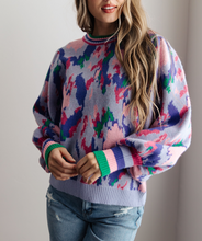 Load image into Gallery viewer, The Long Goodbye Abstract Print Sweater