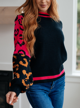 Load image into Gallery viewer, Wild About You Animal Print Sweater