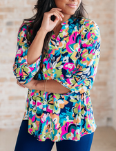 Load image into Gallery viewer, Isn't She Lovely Top In Neon Floral