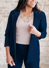 Load image into Gallery viewer, The Tasha Magic Blazer in Navy