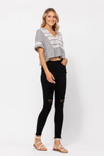 Load image into Gallery viewer, The Rylan Judy Blue Black Denim Pants