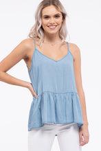 Load image into Gallery viewer, The Nicci Denim Tank