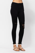 Load image into Gallery viewer, The Rylan Judy Blue Black Denim Pants