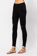 Load image into Gallery viewer, The Rylan Judy Blue Black Denim Pants