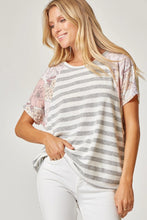Load image into Gallery viewer, The Patsy Floral & Stripe Top