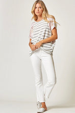 Load image into Gallery viewer, The Patsy Floral & Stripe Top