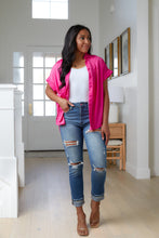 Load image into Gallery viewer, The Charlie Button Up Top in Hot Pink
