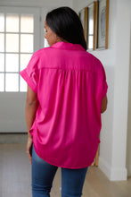 Load image into Gallery viewer, The Charlie Button Up Top in Hot Pink