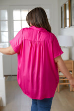 Load image into Gallery viewer, The Charlie Button Up Top in Hot Pink