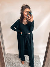 Load image into Gallery viewer, PREORDER: Linden Luxury Lounge Set in Black