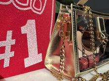 Load image into Gallery viewer, PREORDER: The Emma Gameday Metallic Clear Purse