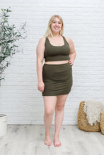 Load image into Gallery viewer, Hitting The Links Skort In Olive