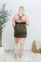 Load image into Gallery viewer, Hitting The Links Skort In Olive