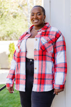 Load image into Gallery viewer, Cowboy Cutie Plaid Shacket In Red