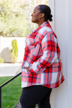 Load image into Gallery viewer, Cowboy Cutie Plaid Shacket In Red
