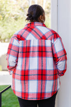Load image into Gallery viewer, Cowboy Cutie Plaid Shacket In Red