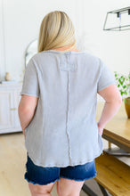 Load image into Gallery viewer, Whitney Waffle Knit Top in Light Grey