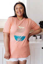 Load image into Gallery viewer, Abstract Graphic Tee in Peach