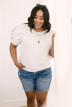 Load image into Gallery viewer, All In The Sleeves Striped Top