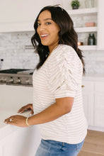 Load image into Gallery viewer, All In The Sleeves Striped Top