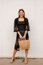 Load image into Gallery viewer, Alyssa Square Neck Tee in Black