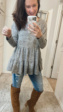 Load image into Gallery viewer, The Angie Grey Tier Top