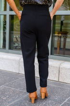 Load image into Gallery viewer, Big Dreams Stretch Pull On Dress Pants In Black