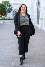 Load image into Gallery viewer, Big Dreams Stretch Pull On Dress Pants In Black
