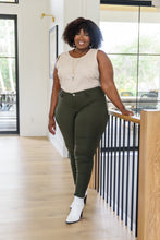 Load image into Gallery viewer, Billie Dark Olive Skinnies