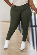 Load image into Gallery viewer, Billie Dark Olive Skinnies