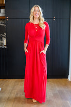 Load image into Gallery viewer, Bri Maxi Dress in Burgundy
