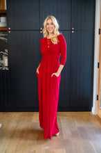 Load image into Gallery viewer, Bri Maxi Dress in Burgundy